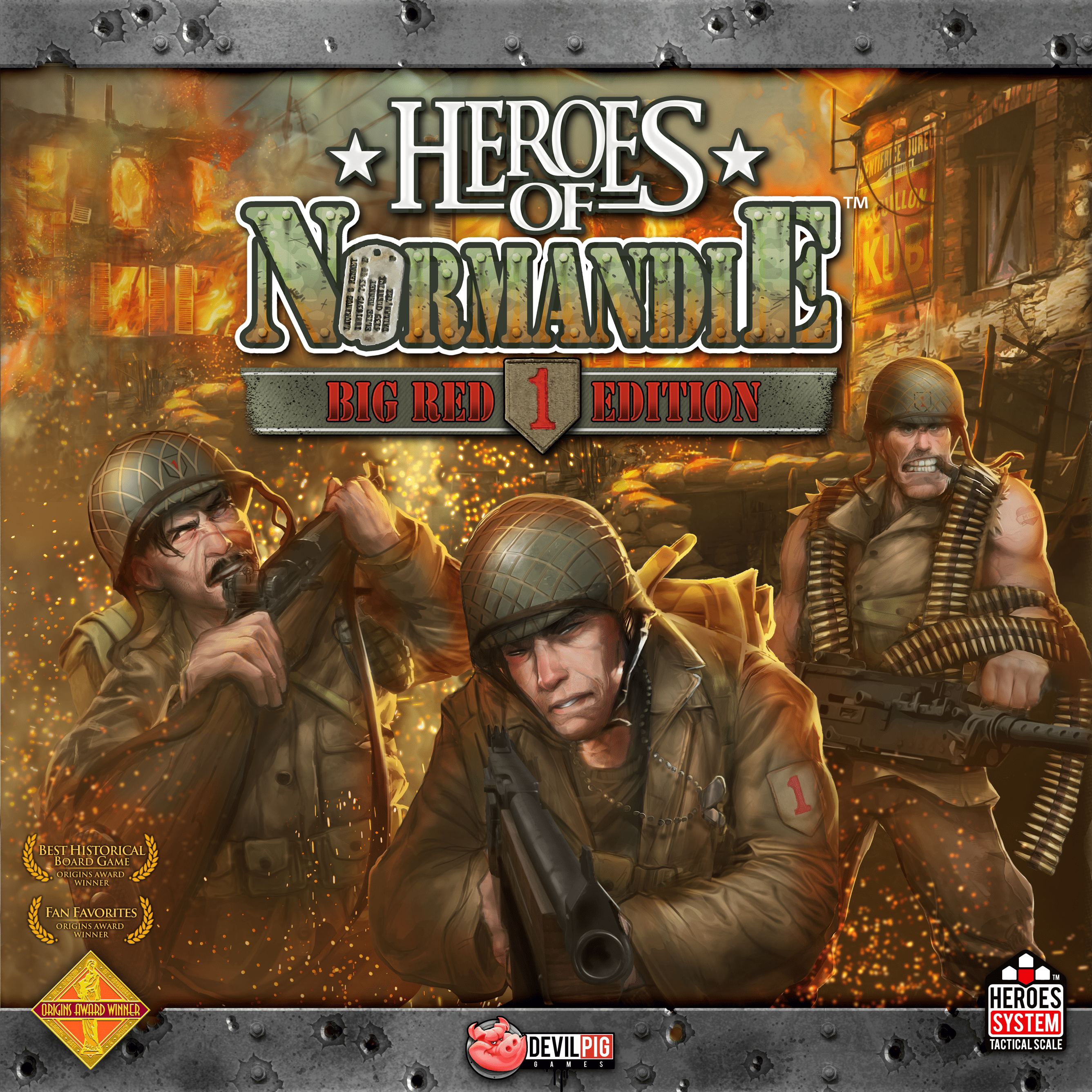 Heroes of Normandie: Big Red One Edition box art