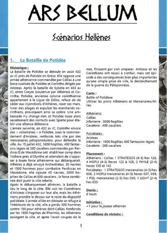 ARS BELLUM: Extension Hellènes box art