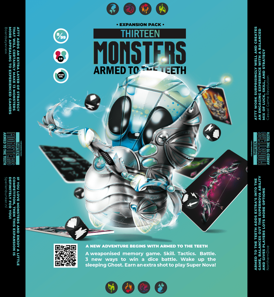 13 Monsters: Armed to the Teeth box art