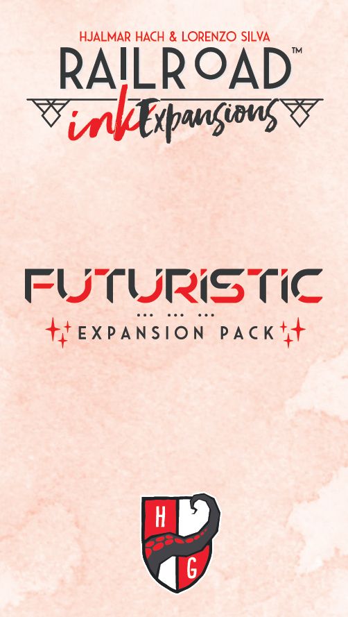 Railroad Ink: Futuristic Expansion Pack box art