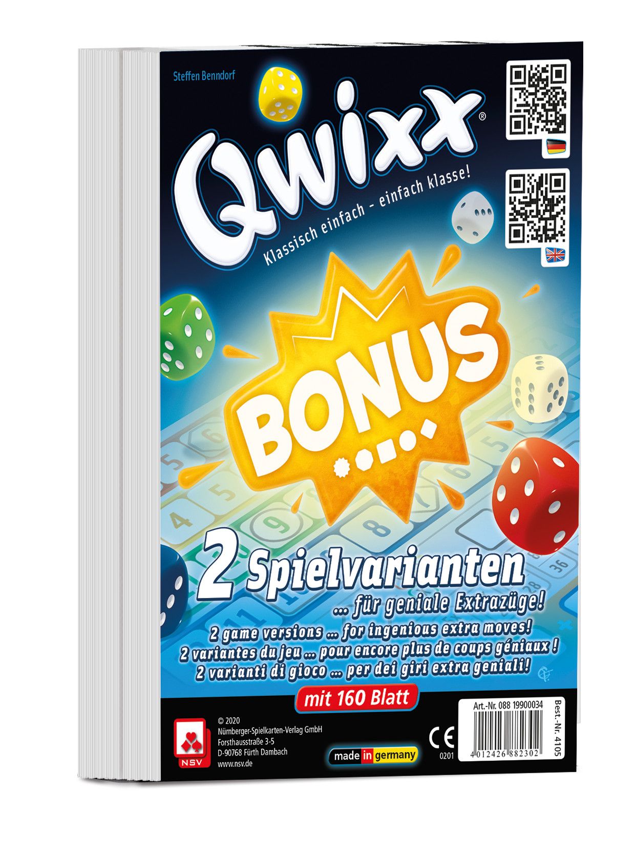 Qwixx: Bonus box art