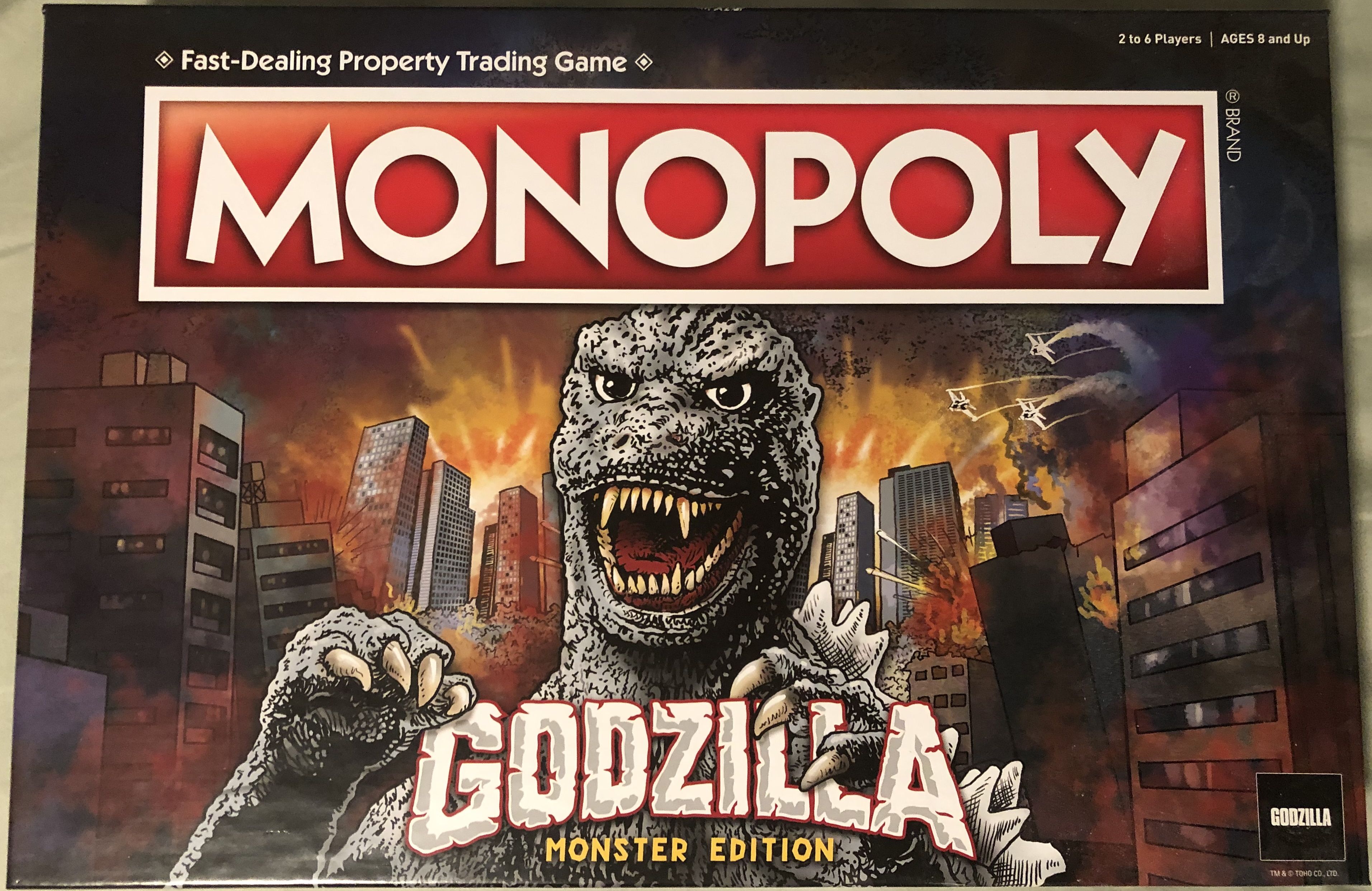 Monopoly: Godzilla Monster Edition box art