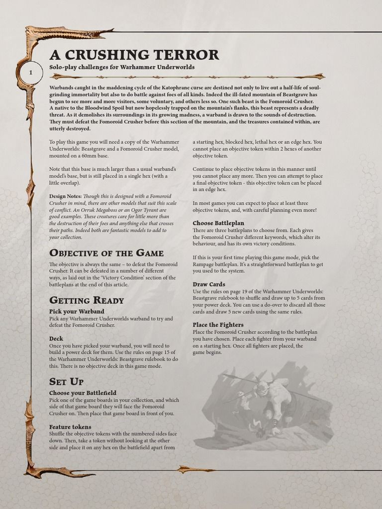 Warhammer Underworlds: A Crushing Terror doboz