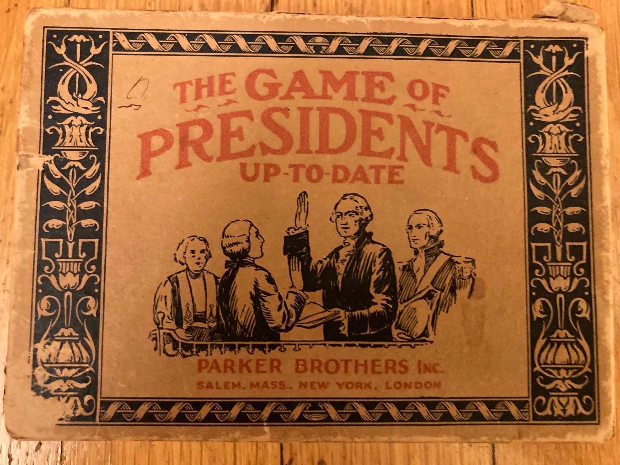 The Game of Presidents box art
