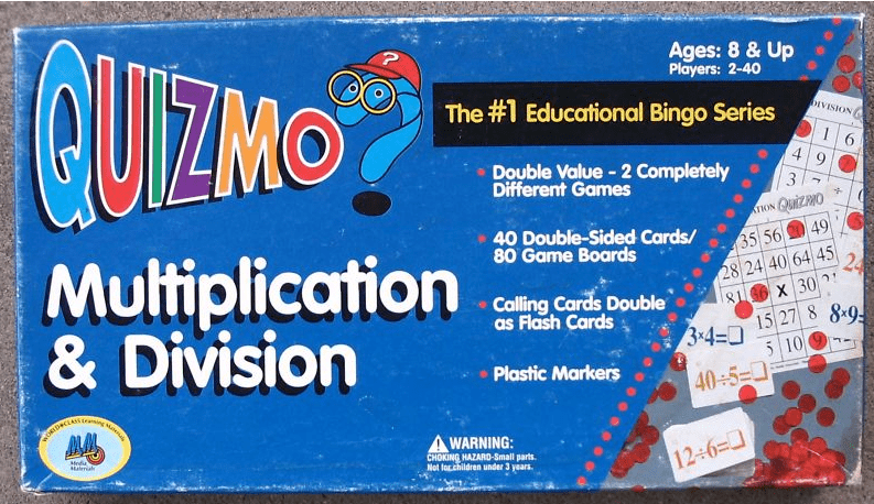Quizmo Multiplication Division box art