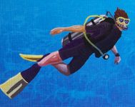 The Great Barrier Reef Card Game: Scuba Diver Promo