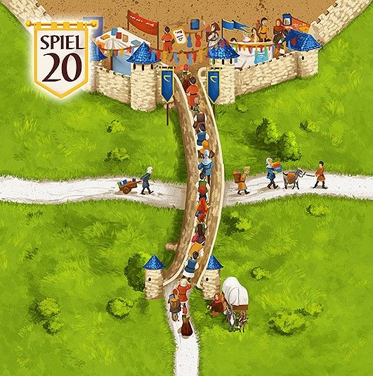 Coperta Carcassonne: Bonusplattchen Spiel 2020