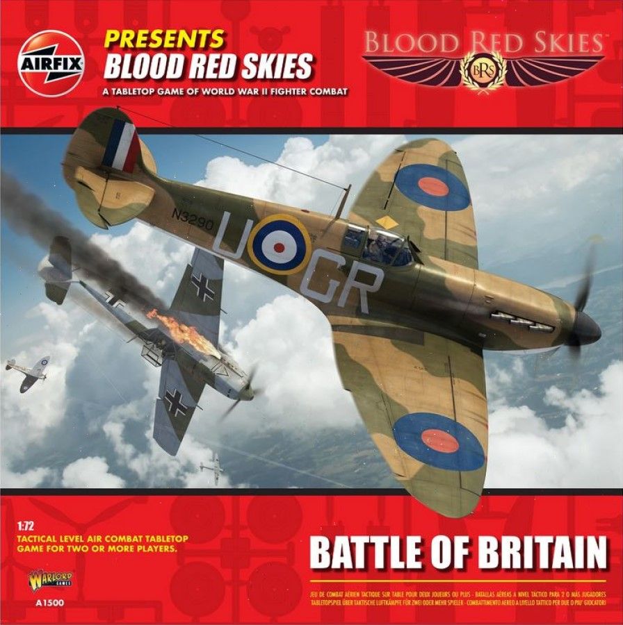 Coperta Airfix Presents Blood Red Skies: Battle of Britain