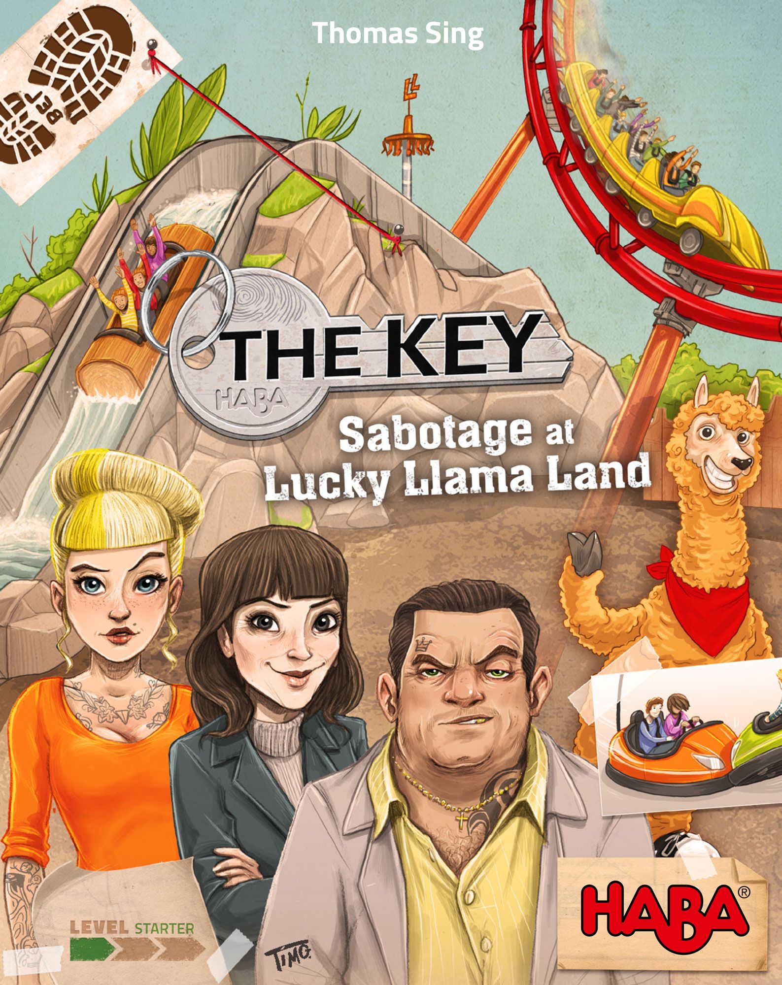 The Key: Sabotage at Lucky Llama Land box art