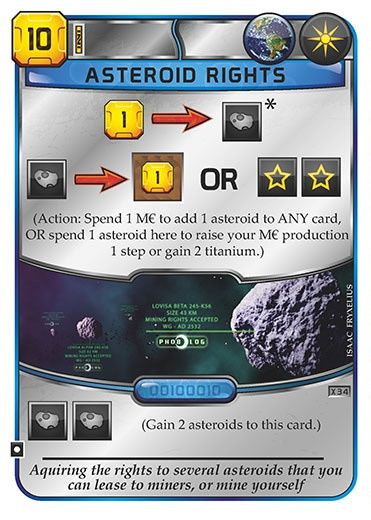 Terraforming Mars: Asteroid Rights Promo Card box art