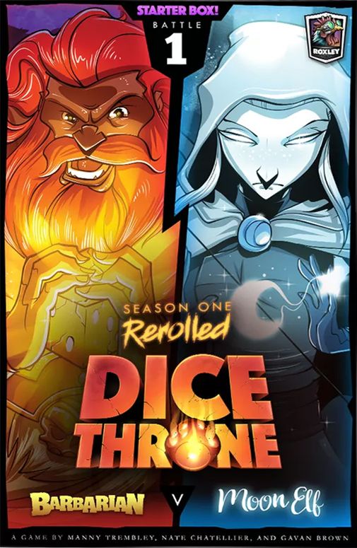 Dice Throne: Season One Rerolled – Battle 1: Barbarian v. Moon Elf box art