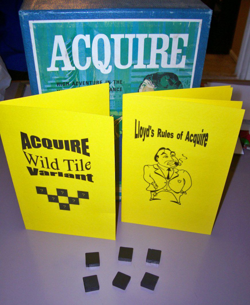 Wild Tile Variant Kit for the Game of ACQUIRE doboz