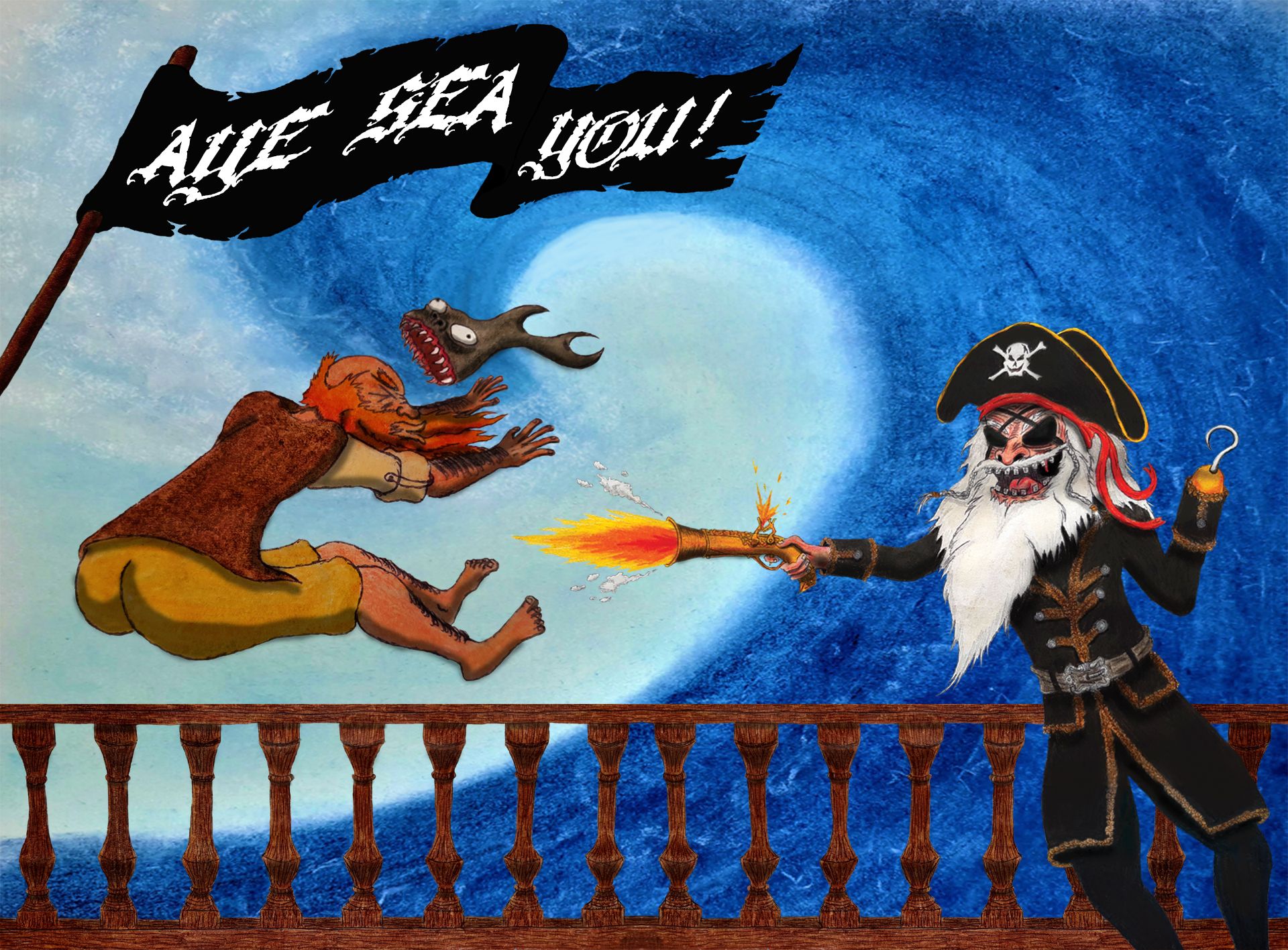 Coperta Aye Sea You!