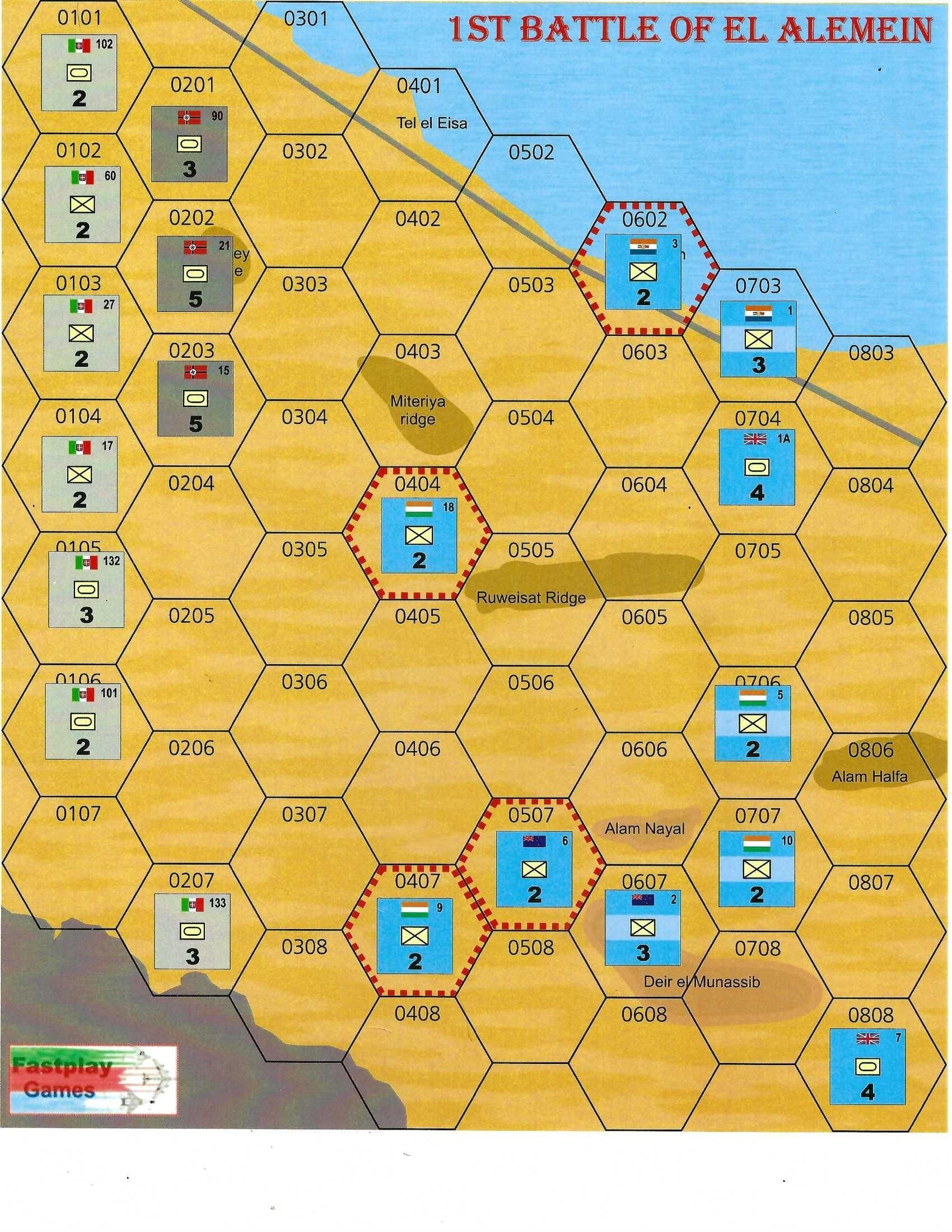 1st Battle of El Alamein box art