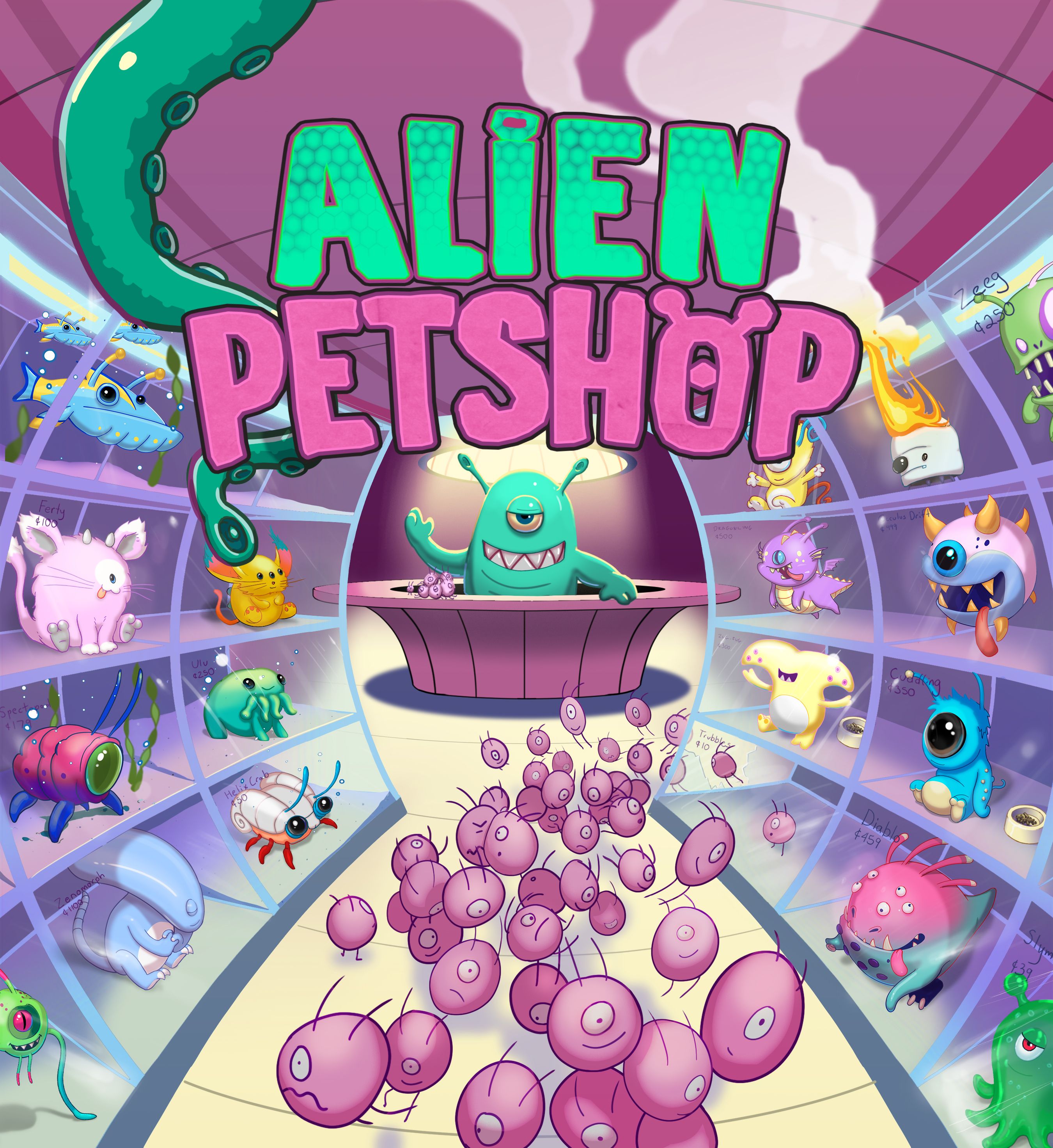 Coperta Alien Petshop