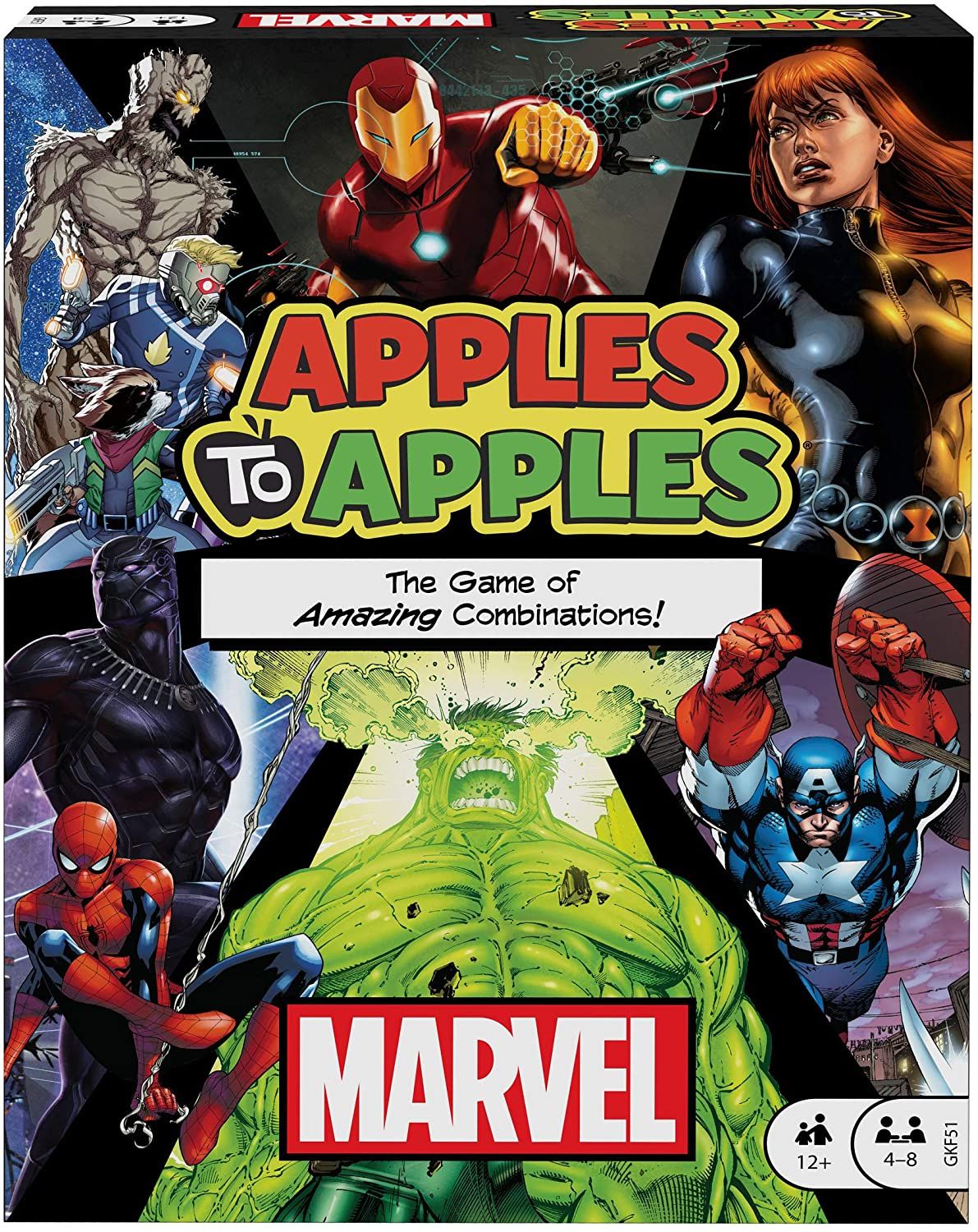 Apples to Apples: Marvel box art