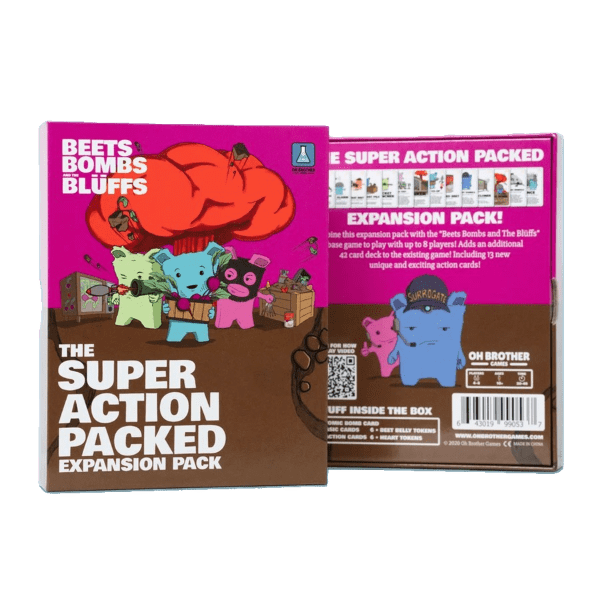 Beets Bombs and the Blüffs: The Super Action Packed Expansion Pack box art