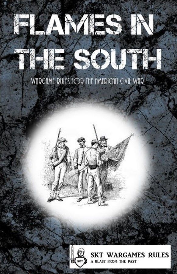 Coperta Flames in the South: Wargames Rules for the American Civil War