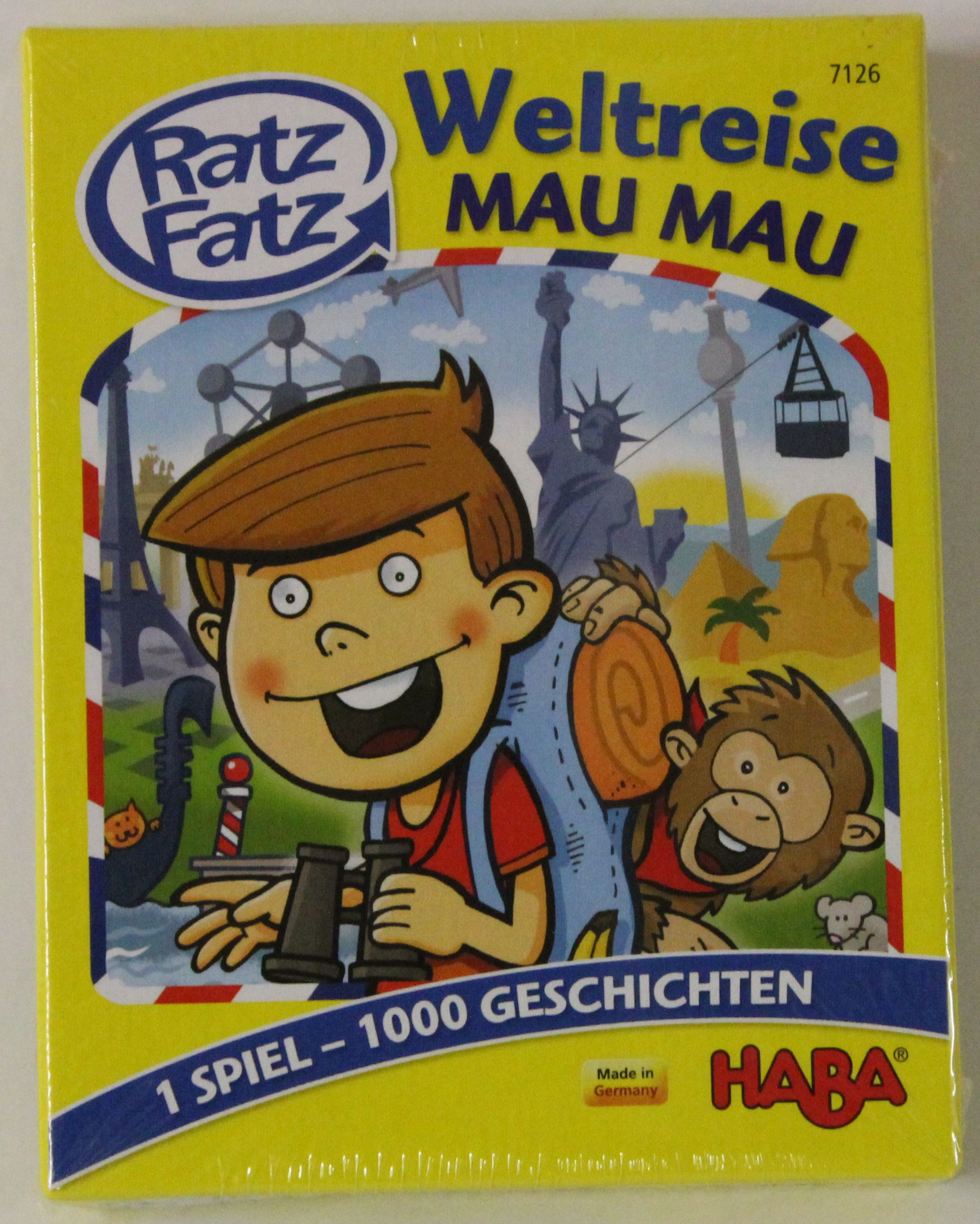Ratz Fatz Weltreise: Mau Mau box art