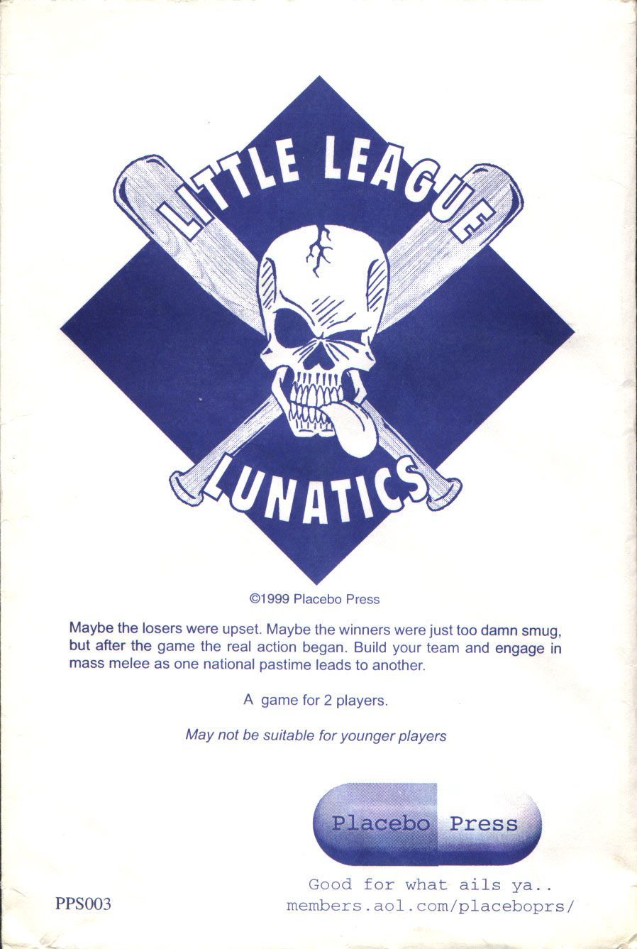 Little League Lunatics box art