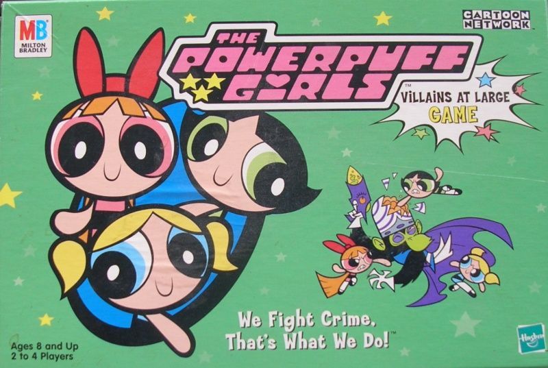 The Powerpuff Girls: Villains at Large Game box art