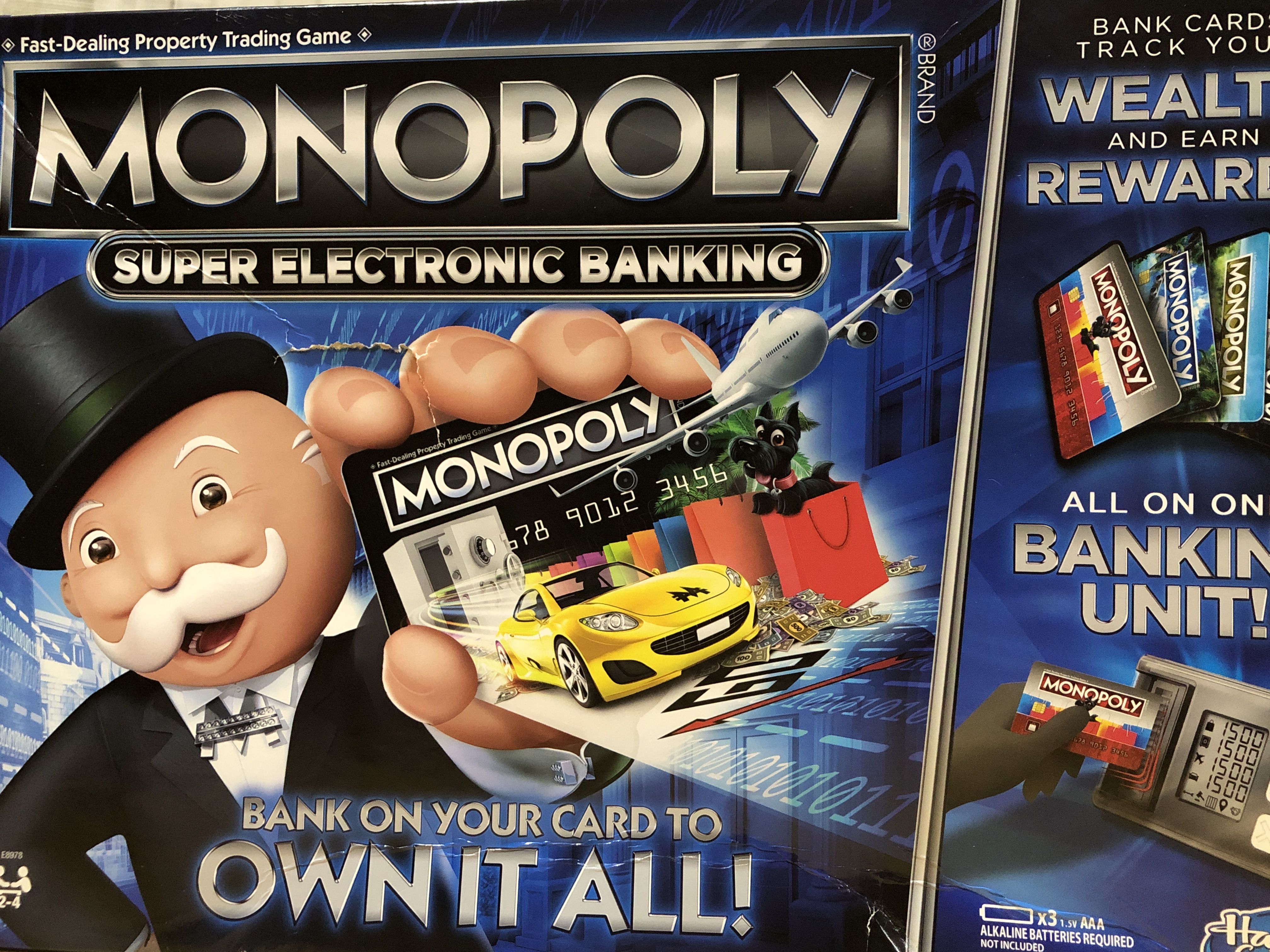 Monopoly: Super Electronic Banking box art