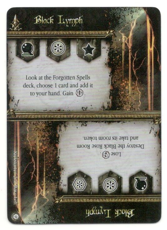 Coperta Black Rose Wars: Black Lymph Promo Card