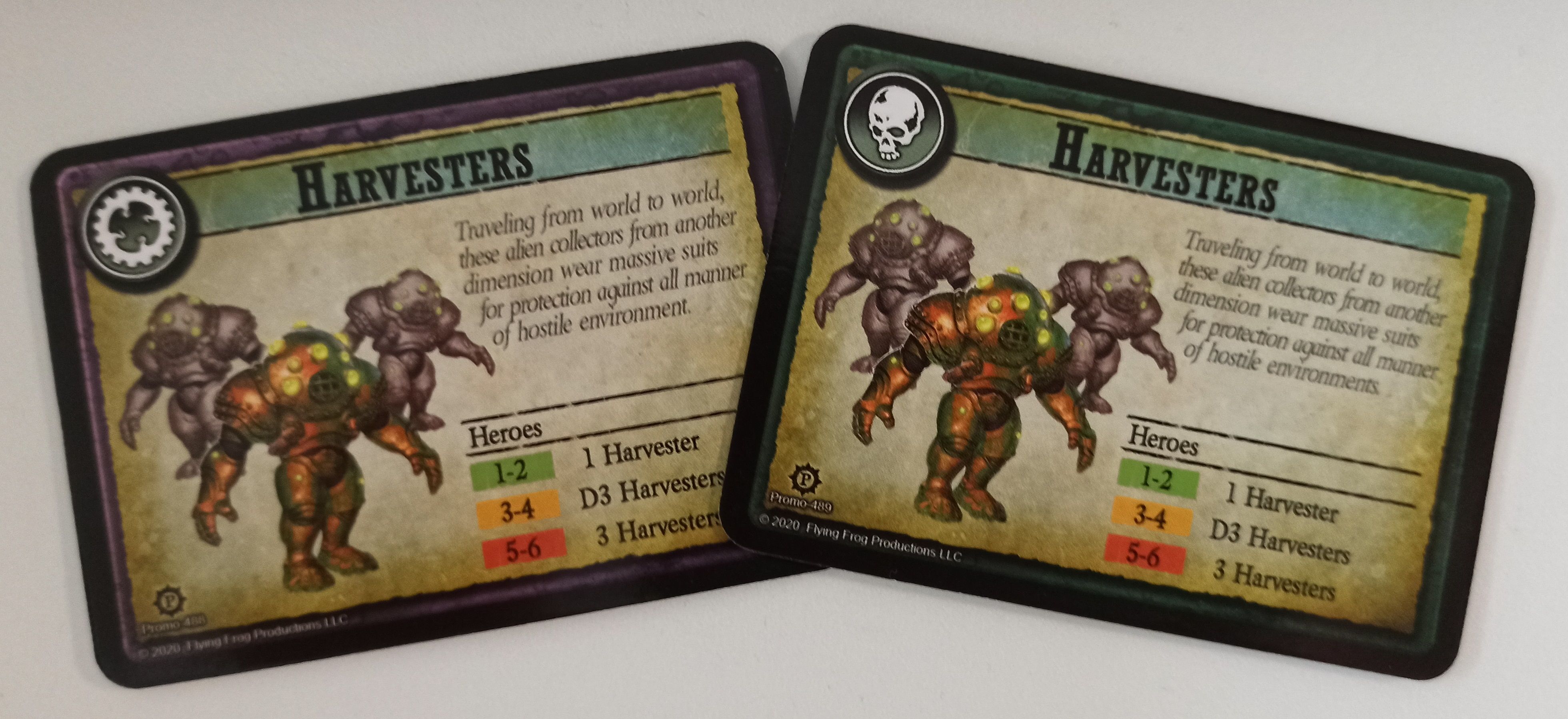 Coperta Shadows of Brimstone: Harvesters Otherworld Threat Cards