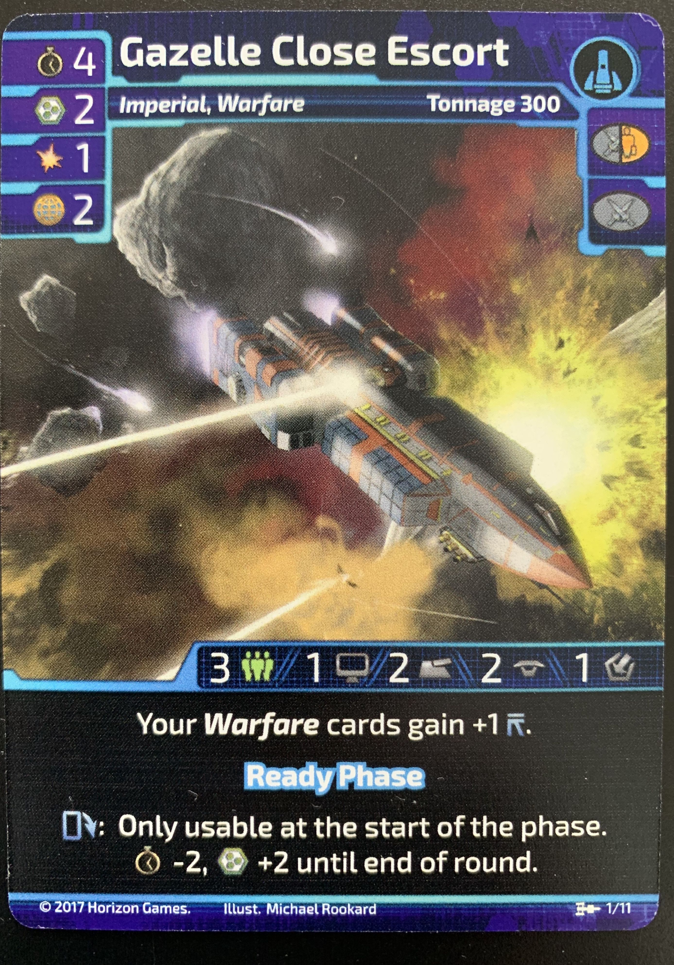 Coperta Traveller Customizable Card Game: Gazelle Mini Ship Pack