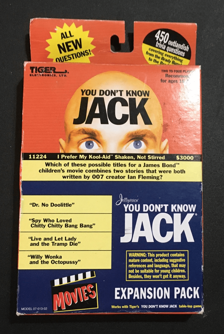 You Don't Know Jack: Movies Expansion Pack doboz
