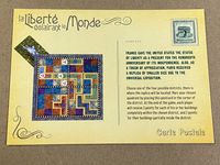 Paris: La Cité de la Lumière – La Liberté éclairant le monde Carte Postale