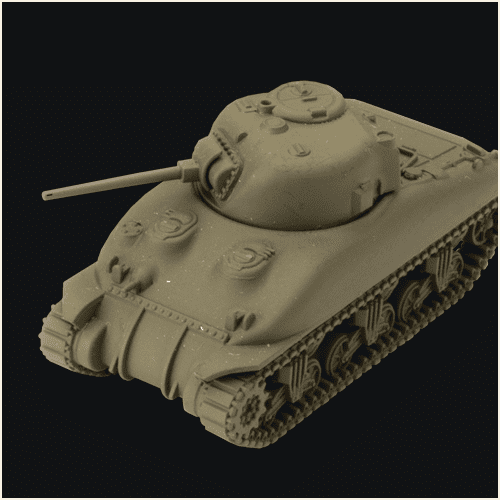 Coperta World of Tanks Miniatures Game: American – M4A1 Sherman