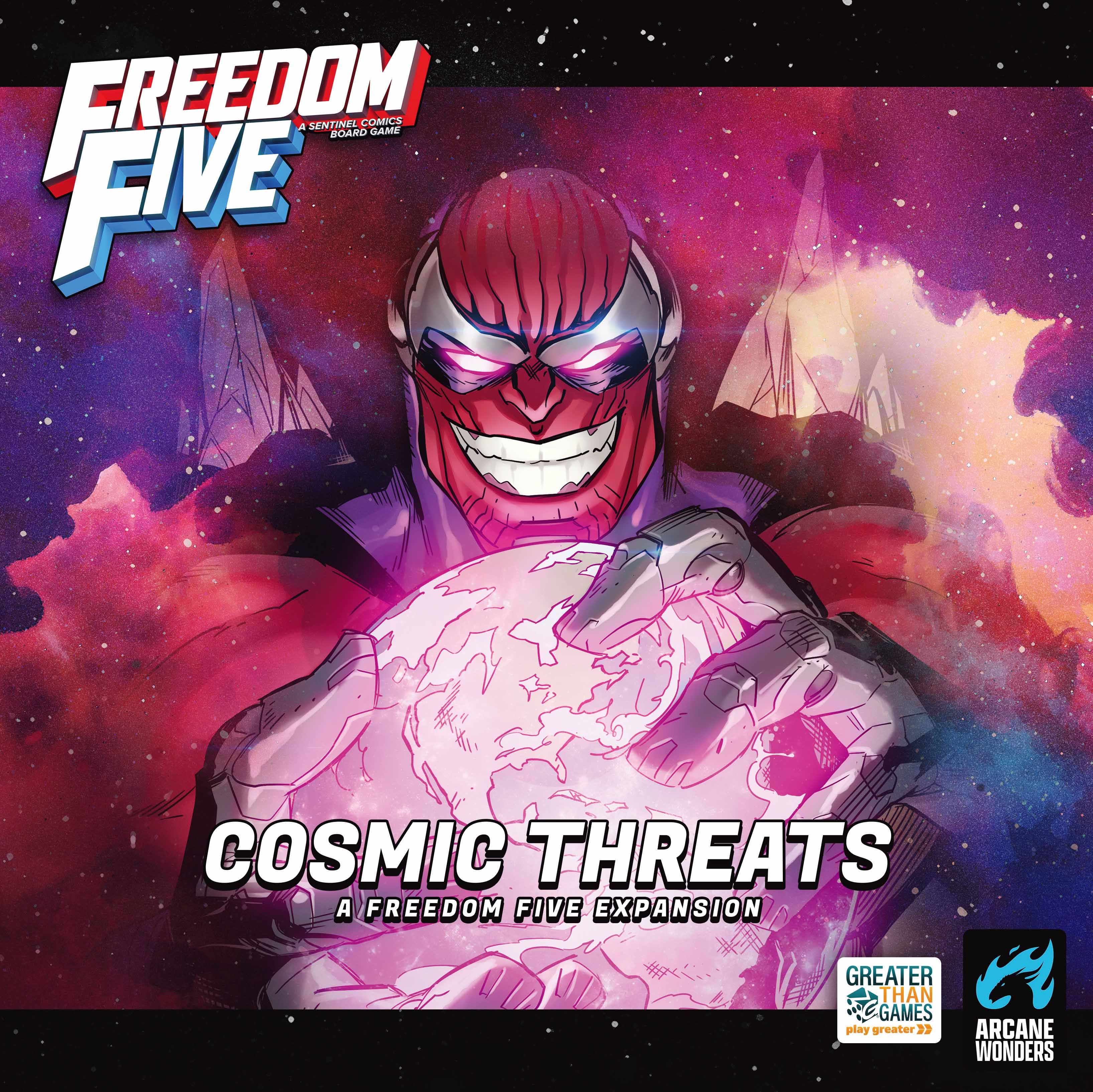 Freedom Five: Cosmic Threats box art