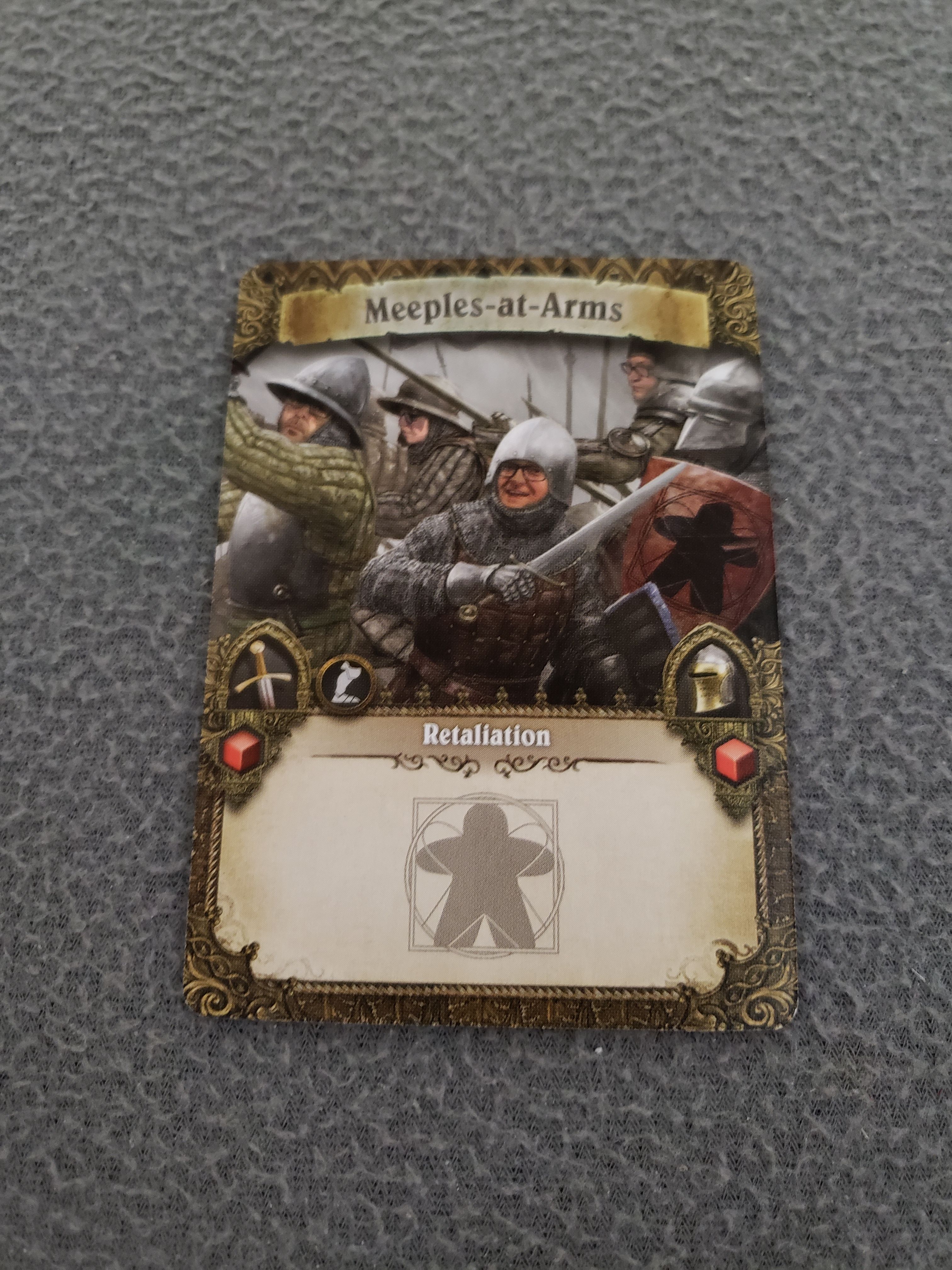 Time of Legends: Joan of Arc – Meeples-at-Arms Promo Card box art