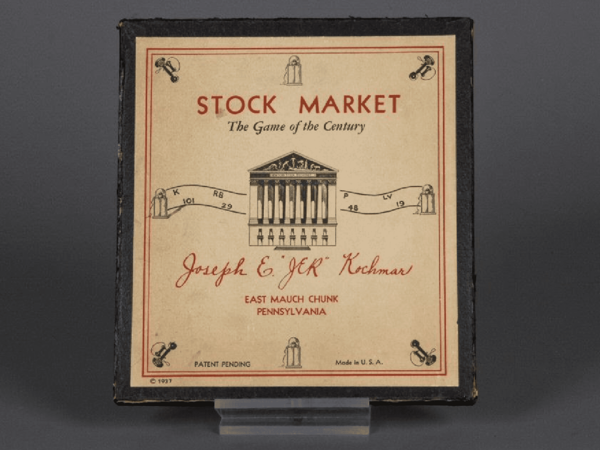 Stock Market: The Game of the Century box art