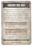 Necromunda: Underhive – Ancient Vox Box Tactics Card