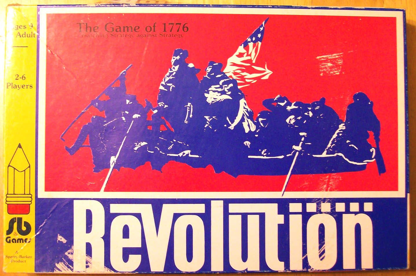 Revolution: The Game of 1776 doboz