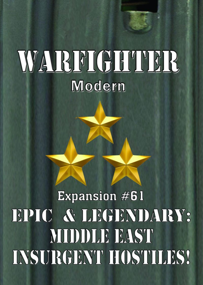 Warfighter: Modern Expansion #61 – Epic & Legendary Middle East Insurgent Hostiles doboz
