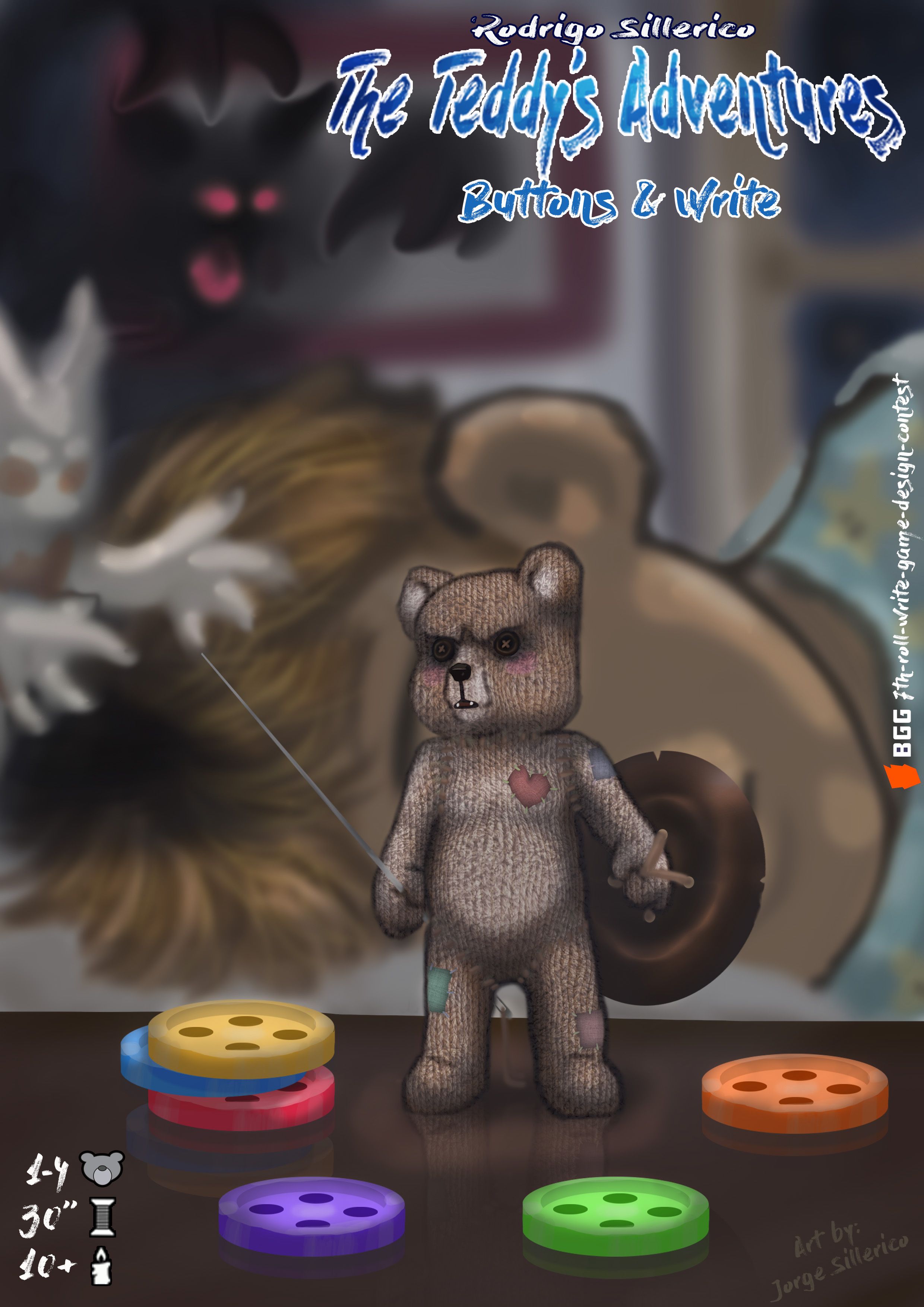 Teddy's Adventures: Buttons & Write box art