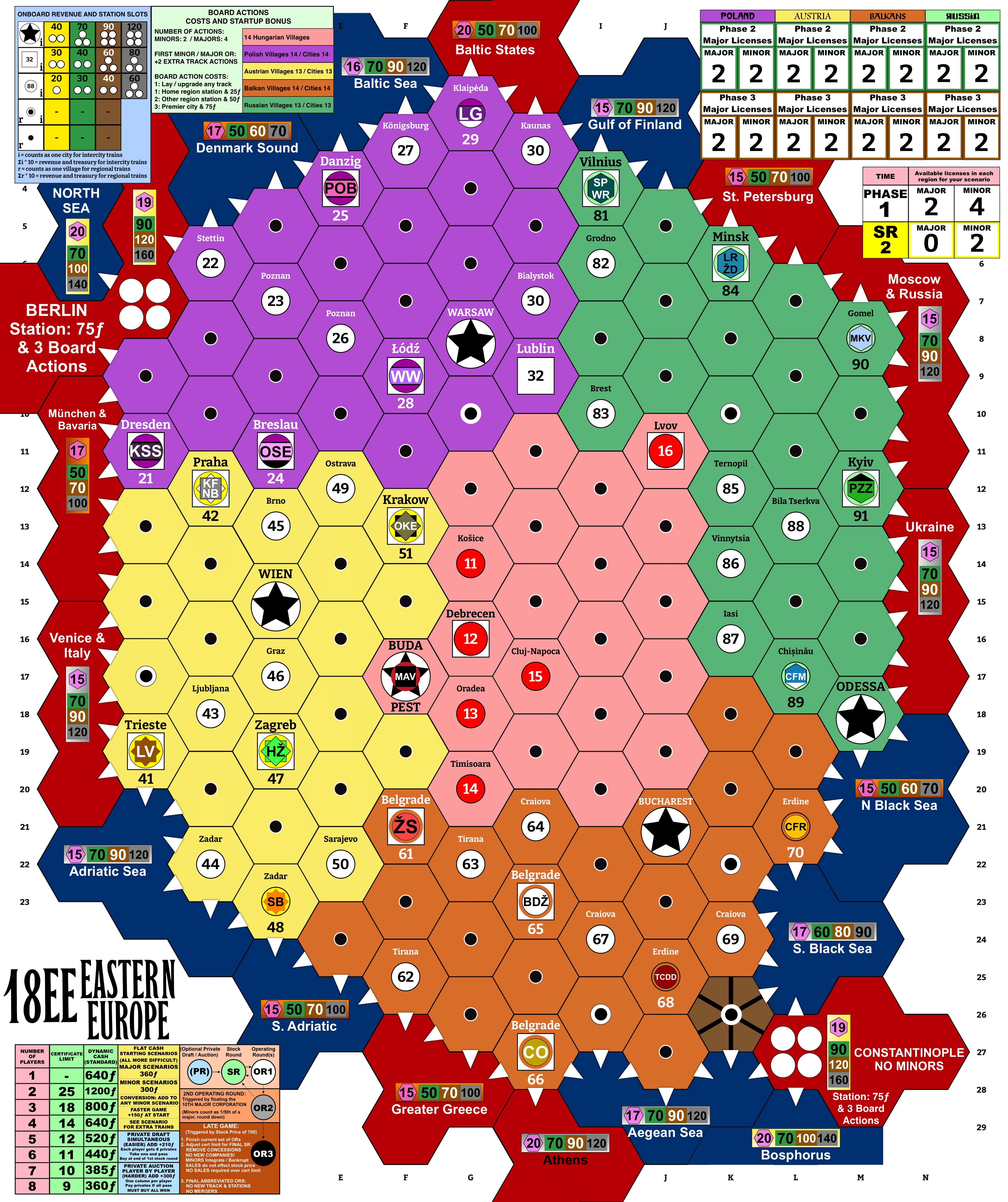 Coperta 18EE/82 Eastern Europe