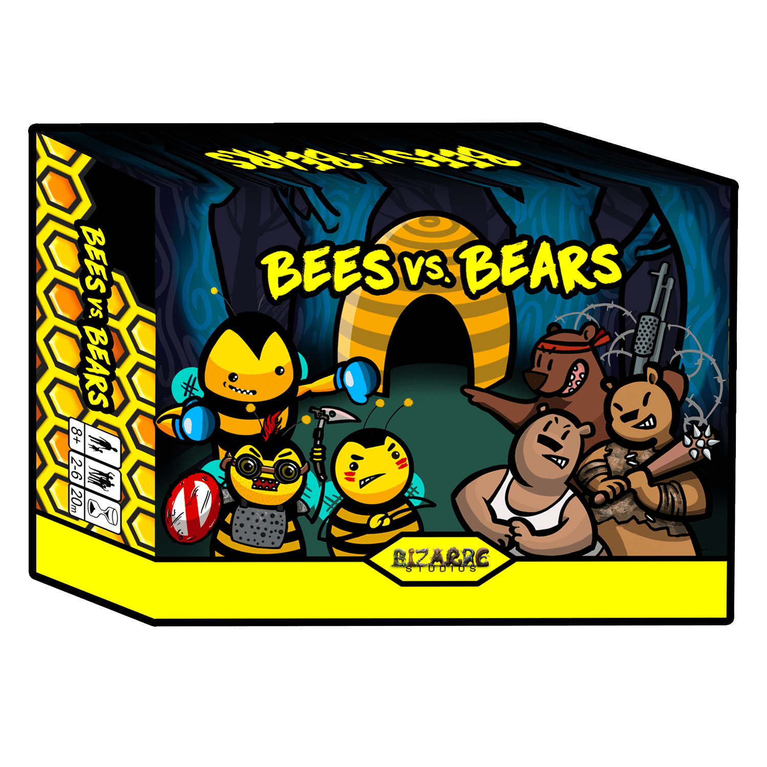 Bees vs. Bears box art