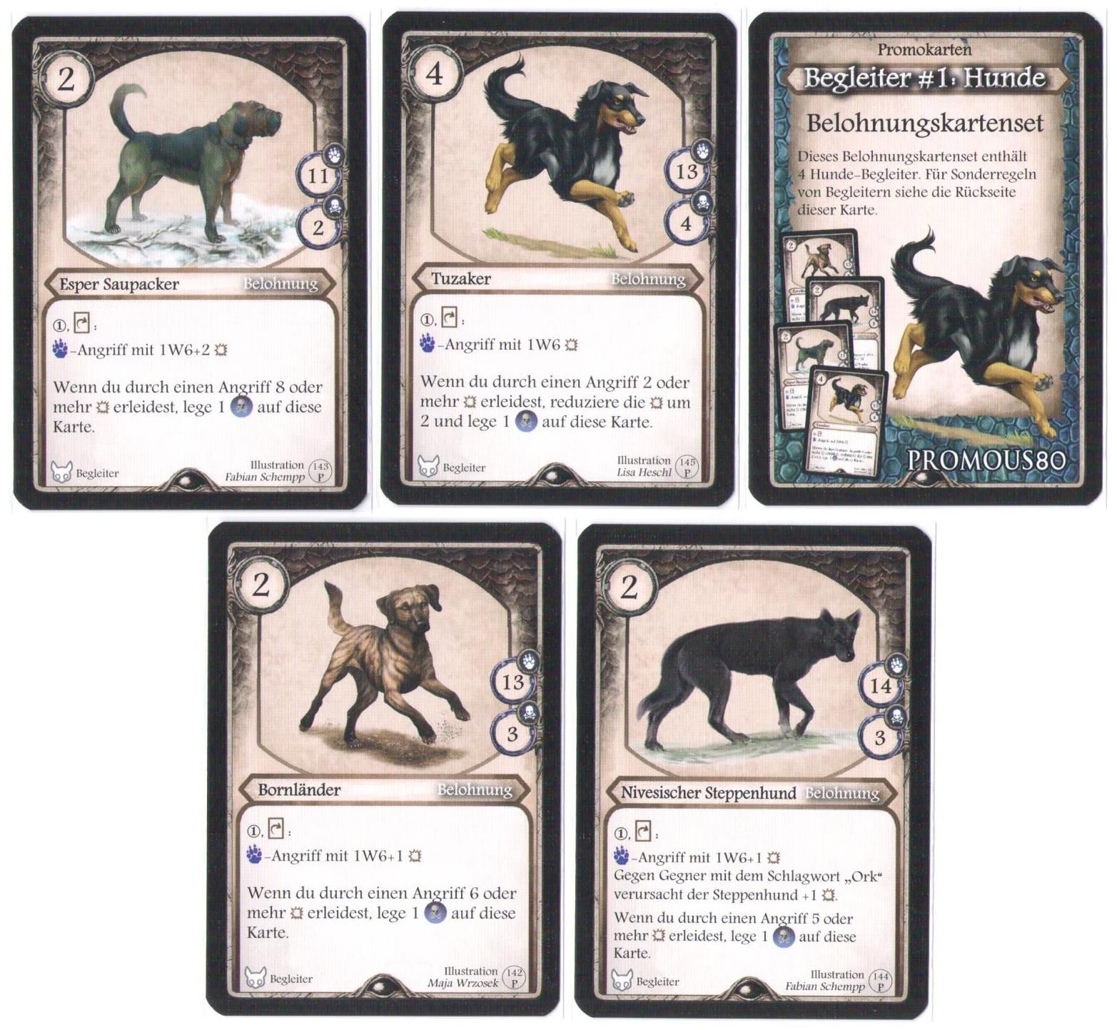Aventuria: Begleiter #1 – Hunde Promopack box art