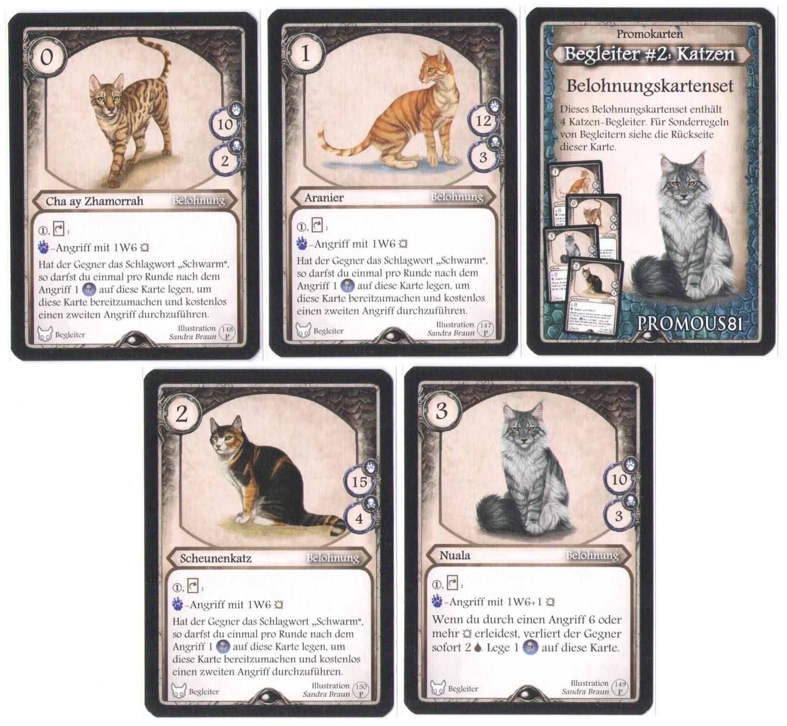 Aventuria: Begleiter #2 – Katzen Promopack doboz