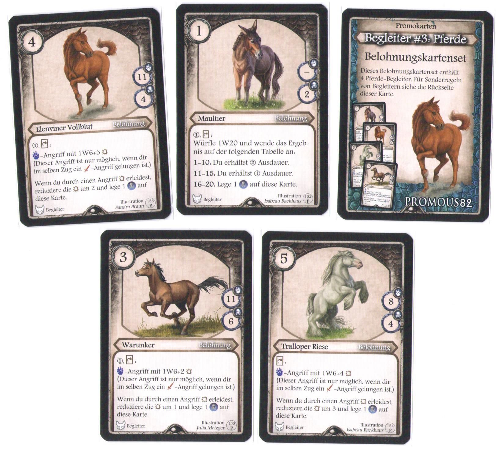 Aventuria: Begleiter #3 – Pferde Promopack doboz