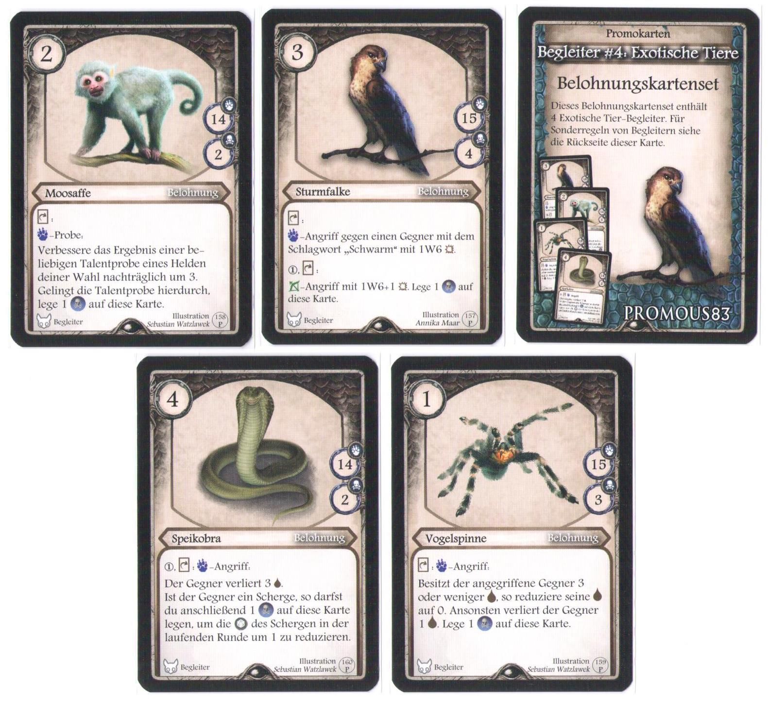 Aventuria: Begleiter #4 – Exotische Tiere Promopack box art