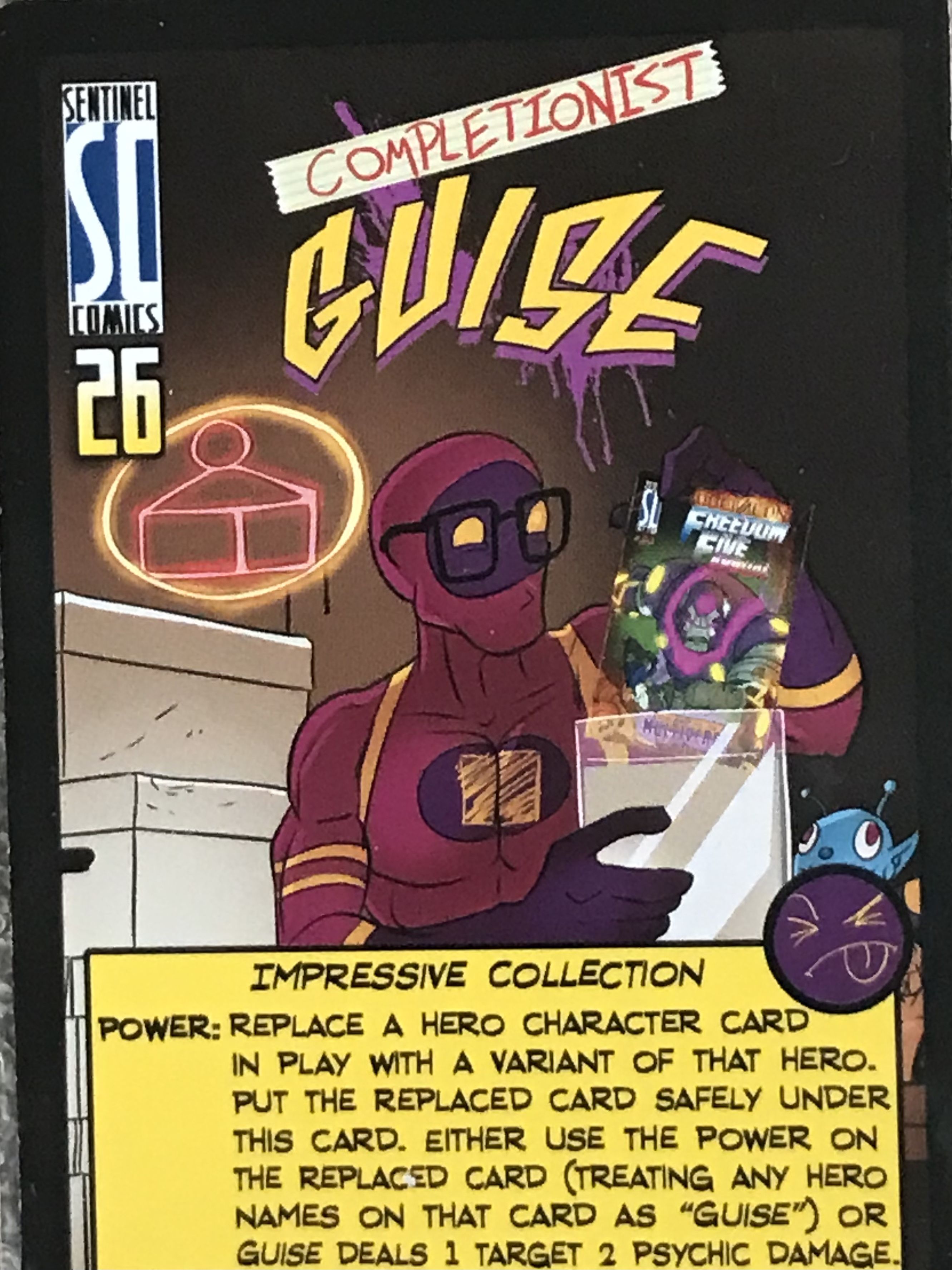 Sentinels of the Multiverse: Completionist Guise Promo Card box art