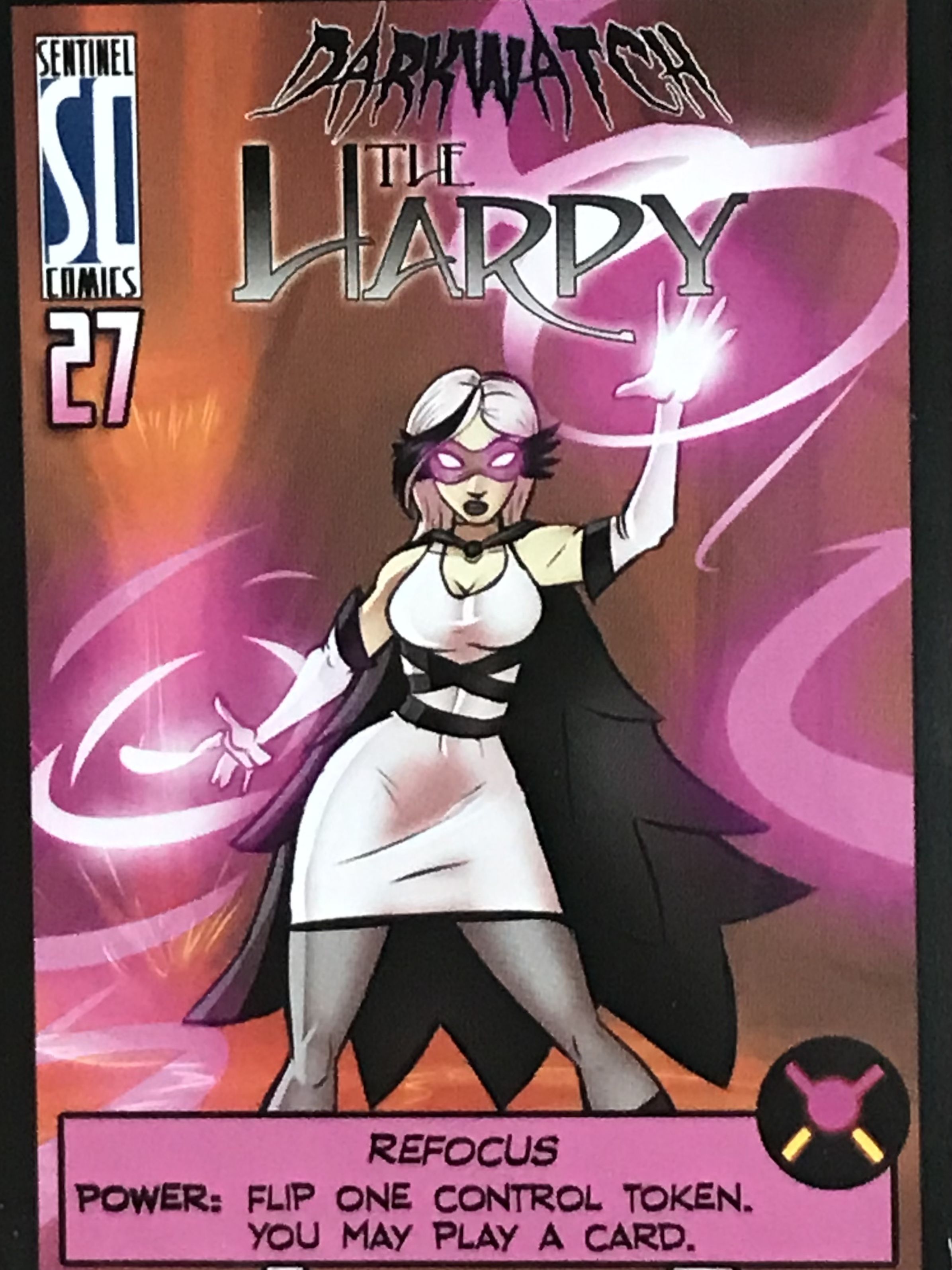 Coperta Sentinels of the Multiverse: Dark Watch The Harpy Promo Card