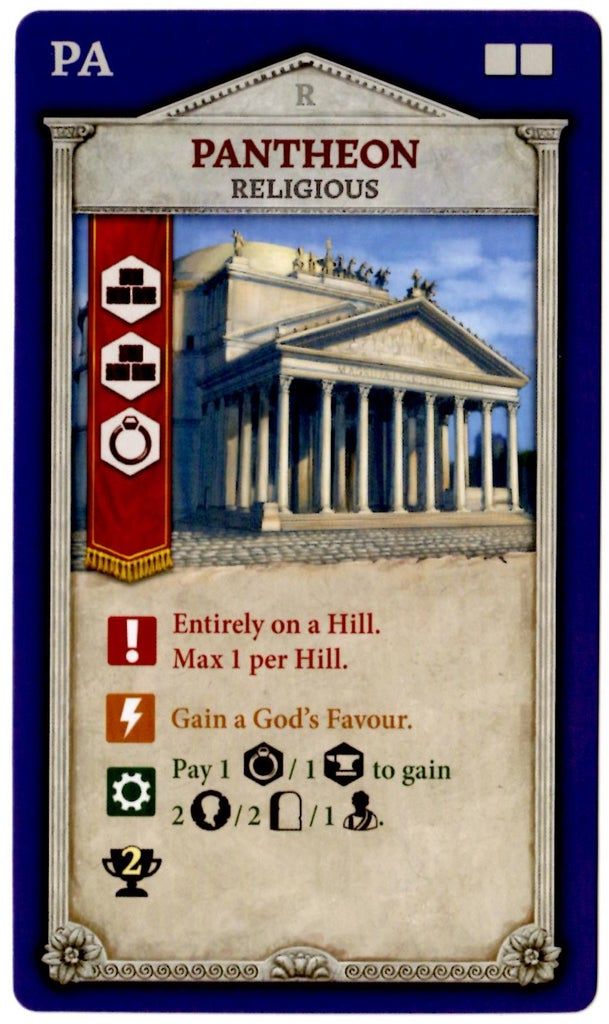 Rome & Roll: Pantheon Promo Card box art