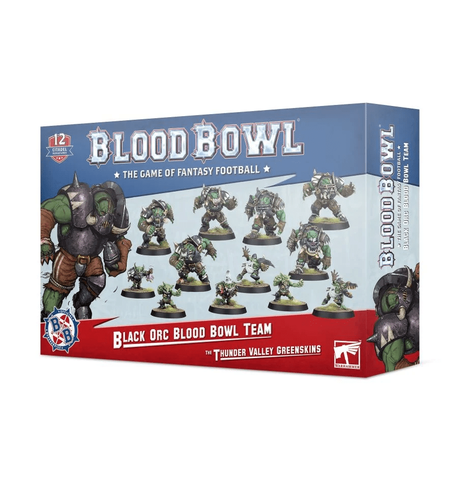 Blood Bowl (Second Season Edition): The Thunder Valley Greenskins – Black Orc Blood Bowl Team doboz