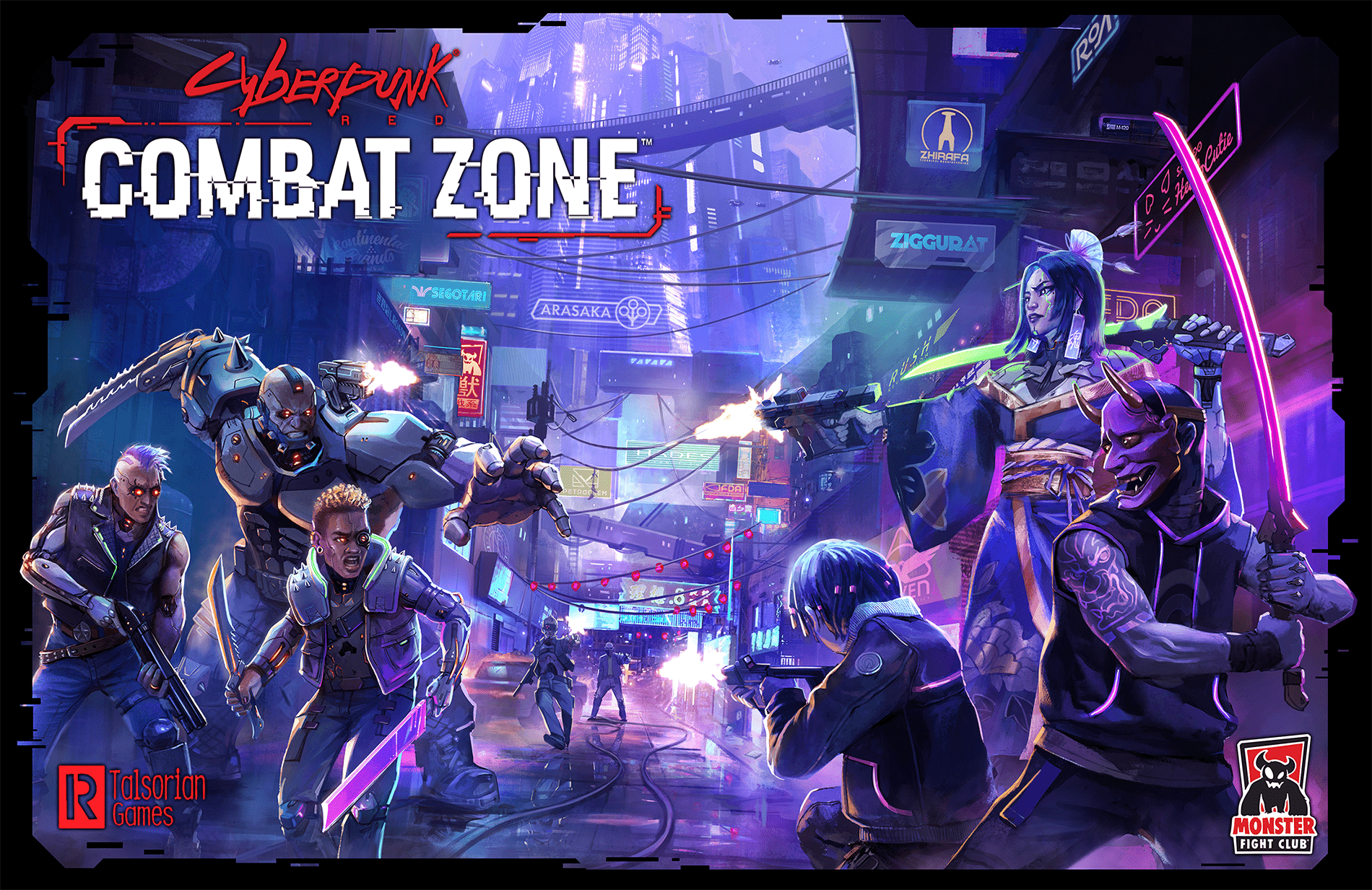 Cyberpunk Red: Combat Zone box art